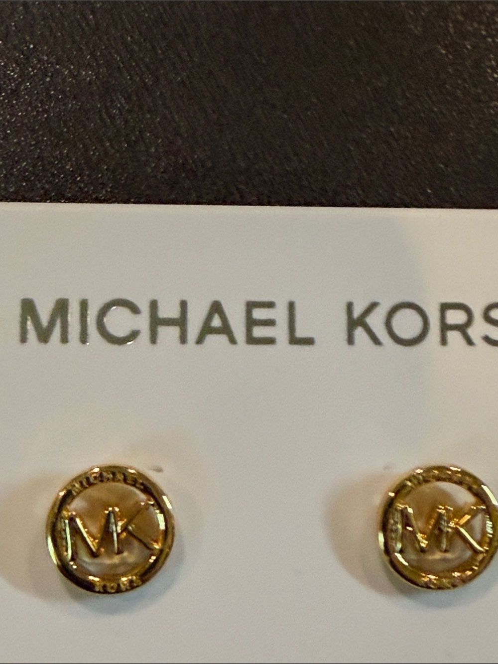 NWT Michael Kors Logo Earrings